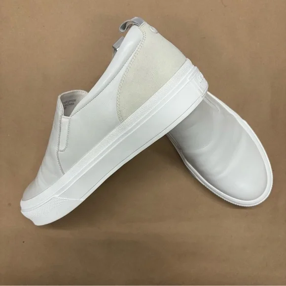 J Slides GIA, White Leather Shoes, J Slides Slip Ons Size 10 NWOT - Picture 14 of 16